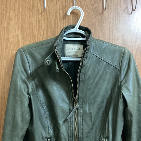 ASO Elena Gilbert TVD Lucky Brand leather jacket Y2K - Picture 3 of 6